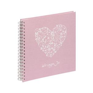 Hochzeits-Spiralalbum "Wir sagen ja", rosé 12194-08