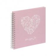 Hochzeits-Spiralalbum "Wir sagen ja", rosé