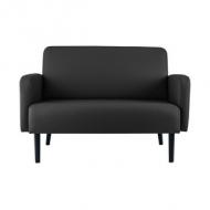 2-Sitzer Sofa LISBOA, schwarz