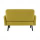 2-Sitzer Sofa LISBOA, rot LC2PC.01.05