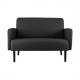 2-Sitzer Sofa LISBOA, rot LC2PC.01.08