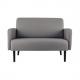 2-Sitzer Sofa LISBOA, rot LC2PC.01.14