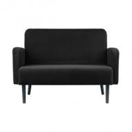 2-Sitzer Sofa LISBOA, schwarz