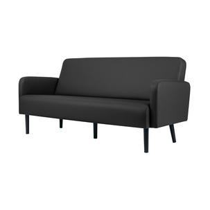 3-Sitzer Sofa LISBOA, schwarz LC3PC.01.14