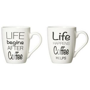 Kaffeebecher LIFE SPRÜCHE 421606