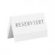 Tischaufsteller GERESERVEERD TN-RES-FR-WT