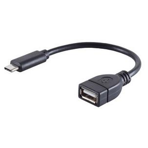 USB 2.0 Adapter, USB-C Stecker - USB-A Kupplung BS13-20015