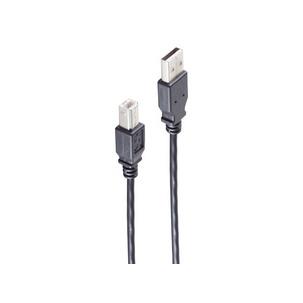 USB 2.0 High Speed Anschlusskabel, USB-A Stecker - USB-B Stecker BS13-23055