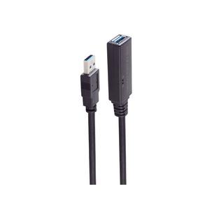 USB 3.0 Aktives Verlängerungskabel, USB-A Stecker - USB-A Kupplung BS13-39075
