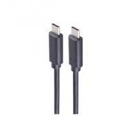 USB 3.2 Anschlusskabel, USB-C Stecker - USB-C Stecker, schwarz