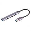 USB-A 3.0 Hub, 4-fach - Aluminiumgehäuse