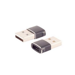 USB 2.0 Adapter, USB-A Stecker - USB-C Kupplung BS14-05034