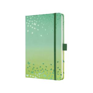Notizbuch Jolie Beauty "Butterfly Confetti Lime" JN347