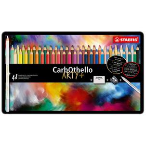 Pastellkreidestift CarbOthello ARTY+, 12er Metalletui 1448-6