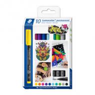 Permanent-Marker Lumocolor 317 M, 10er Kartonetui
