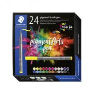 Fasermaler pigment brush pen, 24er Kartonetui (57890894)