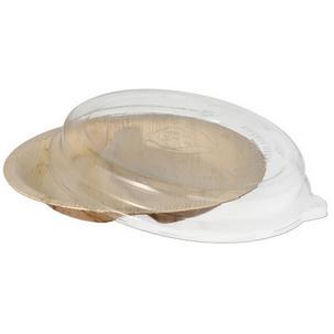 Palmblatt-Teller mit Deckel, rund 2-geteilt 88997