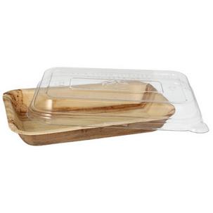 Palmblatt-Schale mit Deckel, eckig  89000