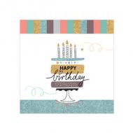 Geburtstagskarte "Happy Eco B-day Cake"