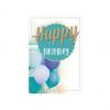 Geburtstagskarte Glitzer "Happy"