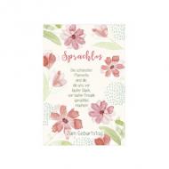 Geburtstagskarte Lyrics "Sprachlos"