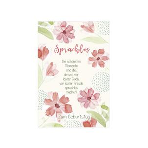 Geburtstagskarte Lyrics "Sprachlos" 40054490