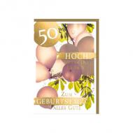 Geburtstagskarte Goldig 50. Geburtstag