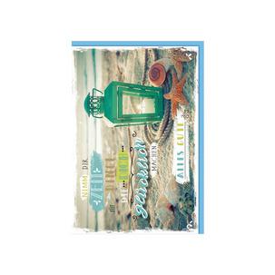 Grußkarte "Laterne am Strand" 40055176