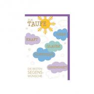 Taufkarte "Wolkenglückwünsche"