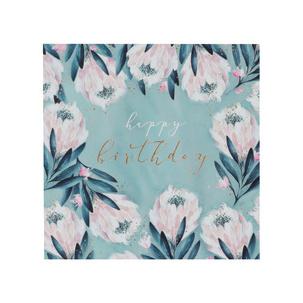 Geburtstagskarte "Swan lake flowers" 40057248