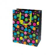 Geschenktüte "Smile black"