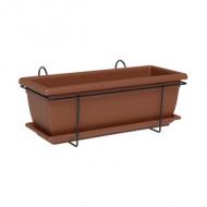 XXL Blumenkasten-Set "Tora", terrakotta