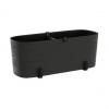 Blumenkasten-Set "Paros", black