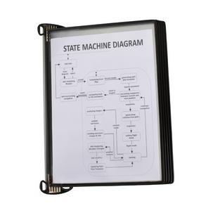 Wandsichttafelsystem PRO, mit 5 Sichttafeln  920303