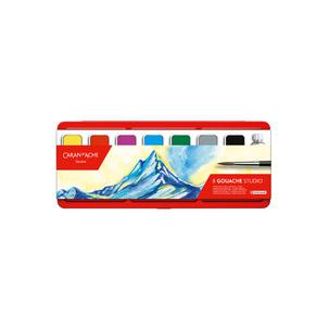 Gouache STUDIO in Tabletten, 8er Etui 1000.315