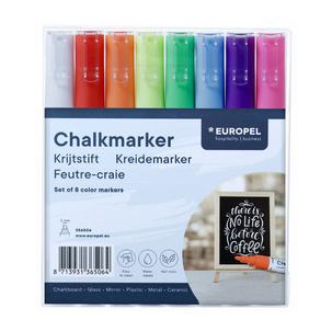 Kreidemarker, 8er Etui - farbig sortiert 356500