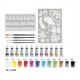 Aquarellmal-Set, 18-teilig, Inhalt 169618