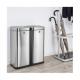 Edelstahl-Abfalltrenner "the twin bin" H2404700