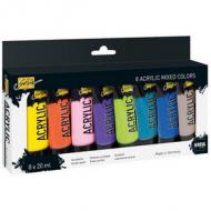 Acrylfarbe SOLO Goya "Acrylic", 8er-Set