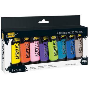 Acrylfarbe SOLO Goya "Acrylic", 8er-Set 84177