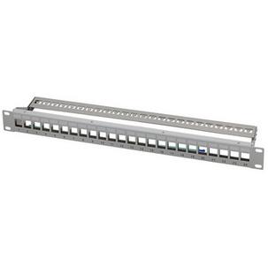 19" Keystone Patch Panel, lichtgrau NK4058