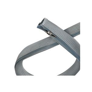 Kabelschlauch mit Reißverschluss, grau KAB0091