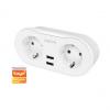 Wi-Fi Smart Plug Adapterstecker, 2-fach + 2x USB