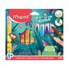 Fasermaler JUNGLE fever JUMBO, 12er Kartonetui