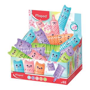 Textmarker Mini PASTEL, 48er Display 743605