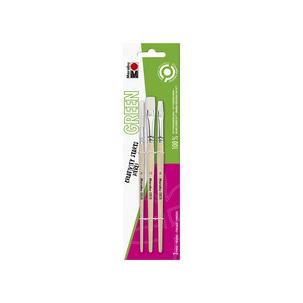 Pinsel-Set GREEN, 3er Set 0175000000201