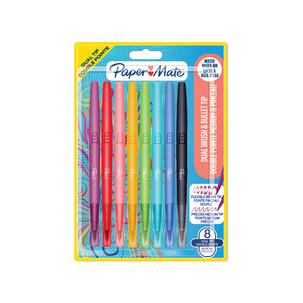 Doppelfasermaler FLAIR Dual Brush, 8er Blister 2199386