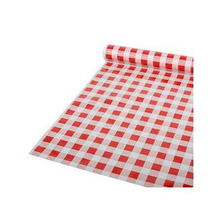 Folien-Tischdecke "Karo", rot 88161