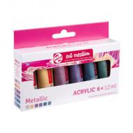 Acrylfarbe ArtCreation, Metallic Set