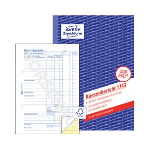 Kassenbericht 1743 1756